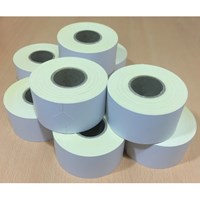 CSG PLAIN WHITE CONTINUOUS SELF-ADHESIVE THERMAL PAPER ROLLS | weighingscales.com