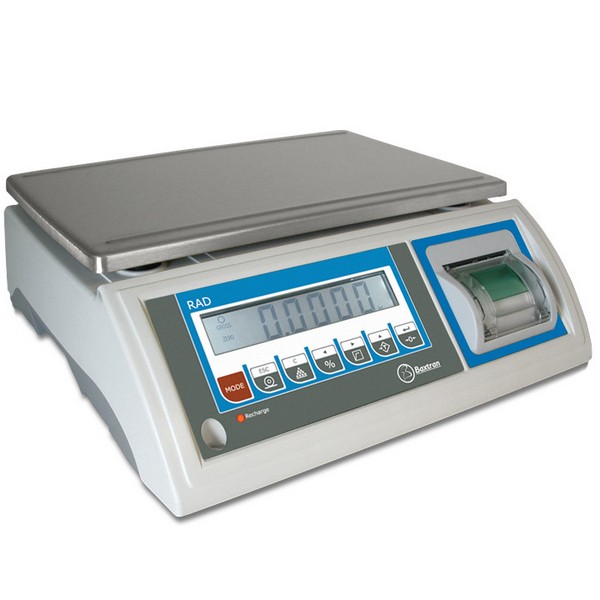 BAXTRAN RAD Series BENCH SCALE with INBUILT TALLY ROLL PRINTER