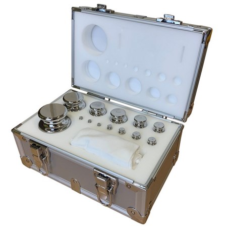 BOXED SET OF STAINLESS STEEL CALIBRATION WEIGHTS | weighingscales.com